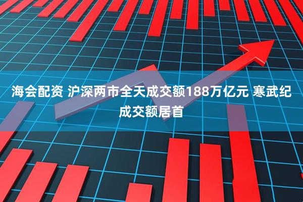 海会配资 沪深两市全天成交额188万亿元 寒武纪成交额居首