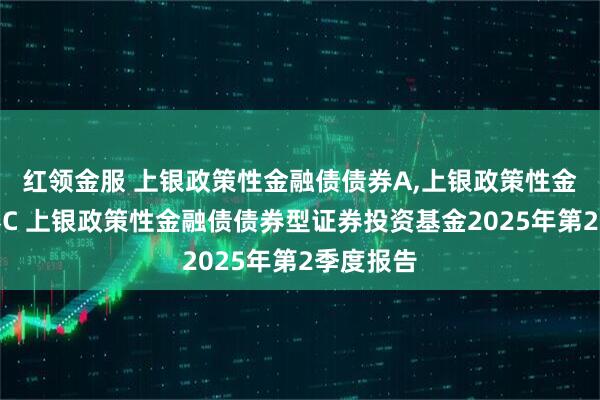 红领金服 上银政策性金融债债券A,上银政策性金融债债券C 上银政策性金融债债券型证券投资基金2025年第2季度报告