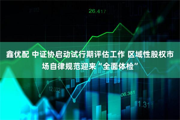 鑫优配 中证协启动试行期评估工作 区域性股权市场自律规范迎来“全面体检”